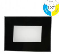 Svetilka LED vgradna 5W 240lm 3CCT 38* črno steklo IP66 WALL-A005-3CCT-BL