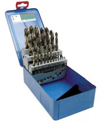 SVEDER  1.0-10.0mm/05 HSS-E COBALT (2-10302 set) v kovinski škatli