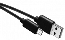 KABEL USB A/M-MICRO B/M 2M ČRN
