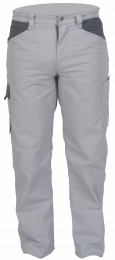 Delovne hlače na pas Basic št.L, svetlo siva