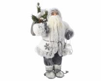 Figura božiček  belo siv, 30 cm, Kaem.