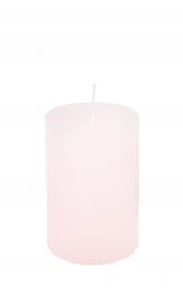 Sveča 6 x 9 Marble light pink, Bizz.