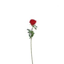 Cvetje umetno Mica, vrtnica, rdeča, 69 cm, Edel.