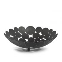 Košara za sadje črna, kovinska, 29x8,5, Zeller