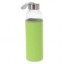 Steklenica za vodo 500ml, zelen ovoj, Koop.