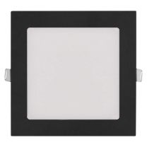 Panel LED črn vgradni NEXXO, kvadraten 12,5W 1000Lm 3CCT, IP40