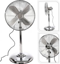 Ventilator samostoječi fi 45 cm, 50 W, krom, Kop.