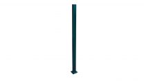 Steber ograjni M 1230x50x50 mm, na peti, antracit