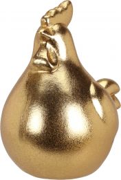 Figura zlata kokoš, 10cm
