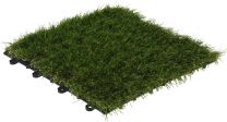 Plošče za teraso umetna trava zelena 30x30cm, set 6/1, Koop.