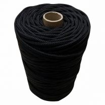 Vrv pletena črna  5 mm