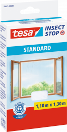 Mreža proti mrčesu za okna Insect Stop Standard, bela 1,1m x 1,3m
