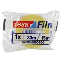 Trak lepilni Tesa Film Standard, 33m x 15mm, 4/1