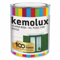 Barva Kemolux osnovna oljna 0,75l bela