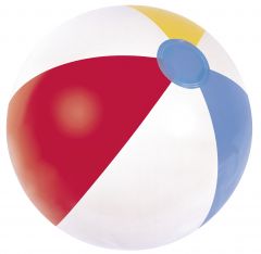 Barvna napihljiva žoga za plažo, velikost 50 cm
