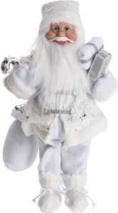 Figura božiček sivo/bel, 57 cm, Koop