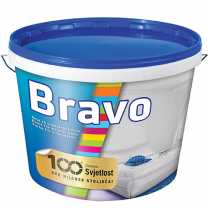 Barva za stene notranja bela 10.l bravo
