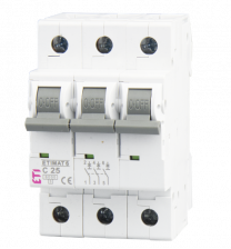 VAROVALKA ETIMAT-6 C 25A 3P 2145518 ETI