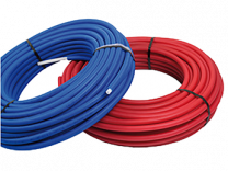 Cev več plastna, izolirana  Pex_AL_Pex 32x3mm, debelina izolacije 9mm, MODRA barva, 25 metrov 