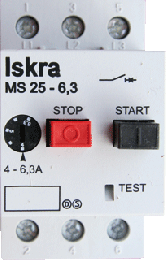 STIKALO motorsko MS25 4-6,3A Iskra