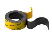 Trak magnetni 2500x19mm samolepilni, črni 