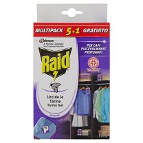 Raid tarme GEL proti tekstil.moljem, lavanda  6x3g, 24
