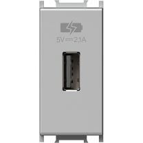 POLNILNIK USB 5V 2,1A 1M ES TEM