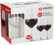 Kozarec za rdeče vino 530ml 6/1, Alpina 
