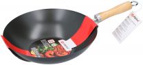 Wok Alpina, 30cm, lesen ročaj, premaz proti prijemanju
