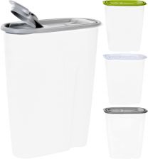 Doza za shranjevanje s pokrovom 2,2l  transpar. pvc
