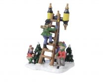 Figura ulična lanterna 11x5,5x7,5 cm, DSGlas