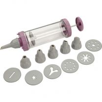 Testomat in brizgalka za okraševanje, 6 nastavkov, 18cm, 200ml
