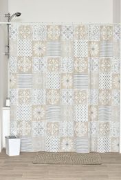 Zavesa za tuš + kljukice 180x180, Peva Margotte Tendance