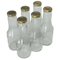 Steklenica za ketchup 0,5l s pokrovčki  6/1 Mih.
