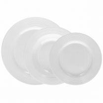 Krožnik garnitura 18/1 Polis circles, porcelan, 
