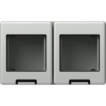 OHIŠJE NO CUBO IP55 2X2M GY SIVO TEM AQ22PW-U