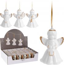 Figura božična angel viseč, 6 cm, Koo.