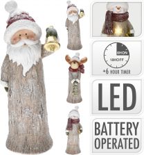 Figura božična z led lučkami, 60 cm, Koo.