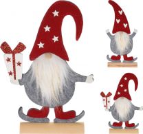Figura božiček okrasna filc 33 cm, Koo.