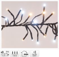 Lučke 1512 led ledeno/toplo bela grozdne s programatorjem 11 m, IP44, Koo.