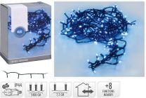 Lučke 320 led modre 8 funkcij utripanja, 24 m,  Koo.