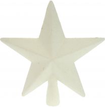 Zvezda za božično drevo bela  20cm, Koo.