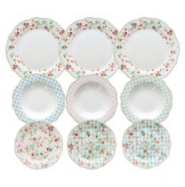 Krožnik garnitura 18/1 Penelope, porcelan
