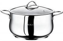 Lonec 6,2l s stekl. pokrovom 2-R inox fi24x14cm, indukcija
