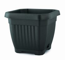 Lonec cvetlični Octagon z vodno rez., 30 x 30 cm ( 19,0 L ) antracit, PLS