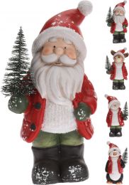 Figura božična snežak, pingvin, jelen, božiček, 24  cm, Koo.