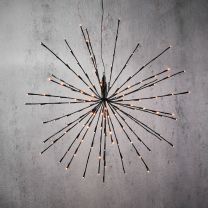 Lučka novoletna ognejemet 160 led 48x70 cm, IP44, Edel.