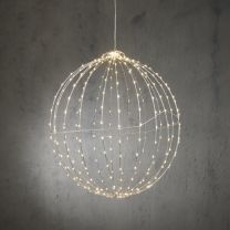 Krogla okrasna 320 led, toplo bela, fi 50 cm,  IP44, Edel.