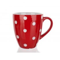 Lonček rdeč s pikicami 400ml **  
