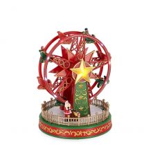 Dekoracija božilčno Denversko panoramsko kolo 24 cm, led, Bizz.